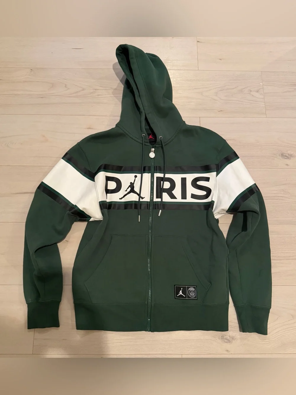 Jordan Paris Green Hoodie Sweatshirt
